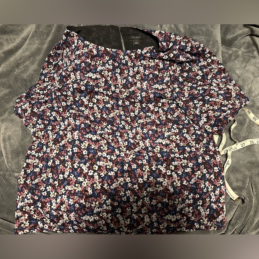 Ann Taylor Multicolor Floral Blouse
